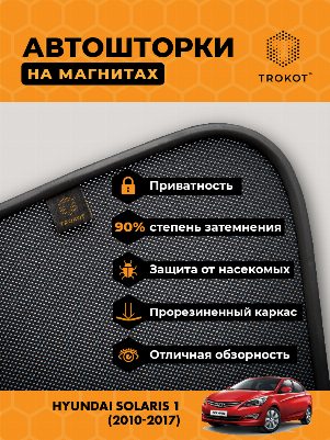 Hyundai Solaris (1) (2010-2017) Хэтчбек 5 дв Комплект на передние двери PREMIUM